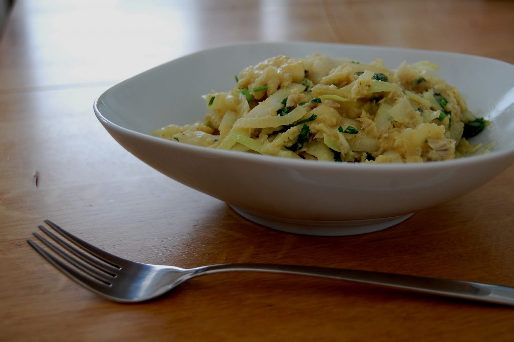 viscurry met banaan
