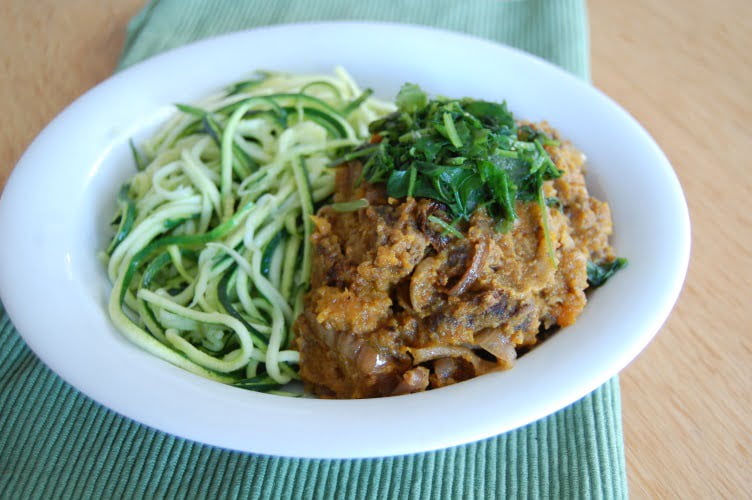 Milde curry uit de slowcooker