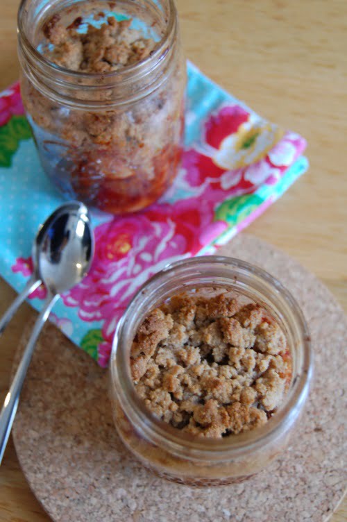 Stoofperencrumble met pruimen
