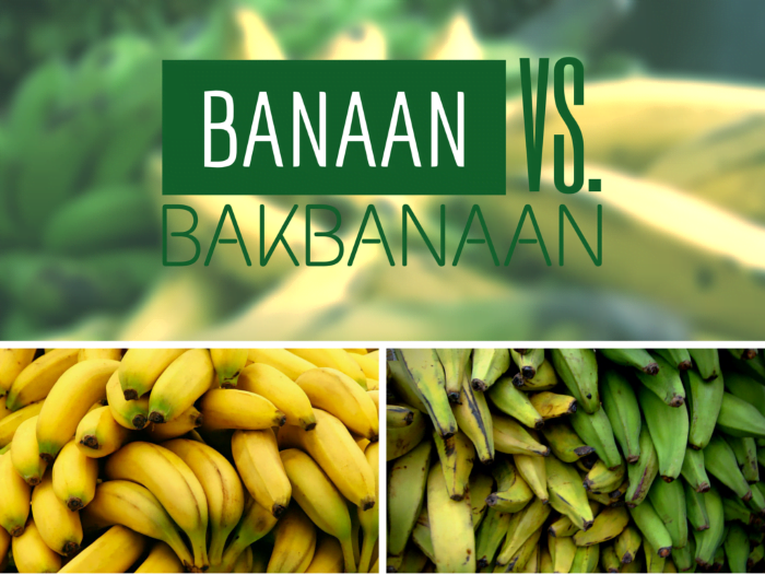 Banaan vs Bakbanaan