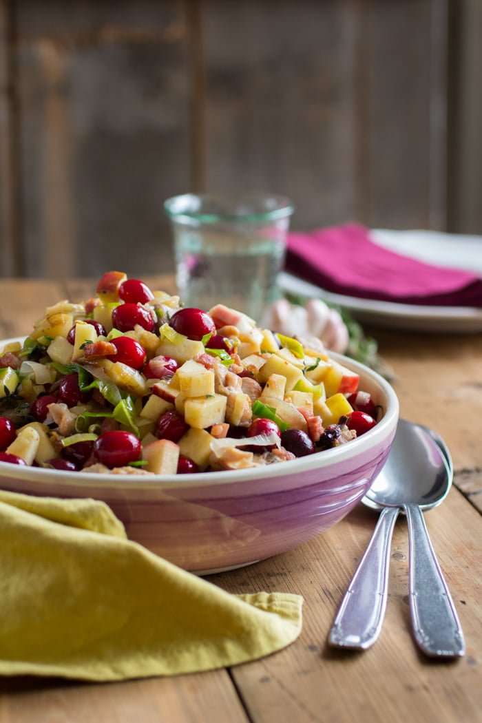 Winterse Kip met Cranberries