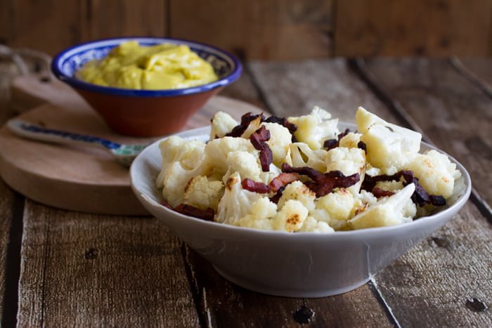 Bloemkoolsalade met baconaise