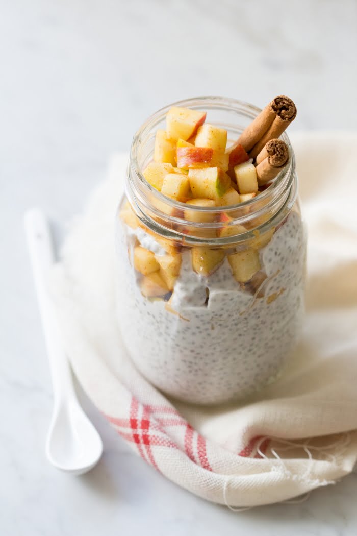 Apple Pie Chia Parfait