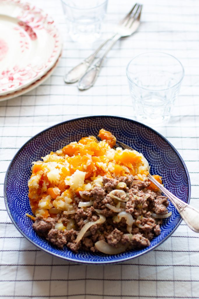 Paleo wortelstamp met pittig gehakt recept glutenvrij lactosevrij