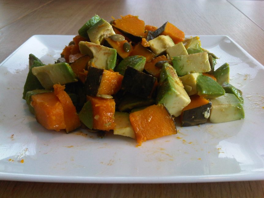 pompoen-avocadosalade