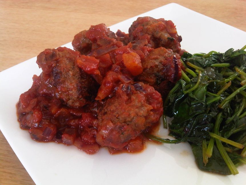 gehaktballen met abrikoos