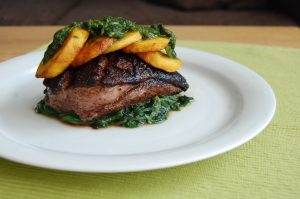 eendenborst recept met bakbanaan
