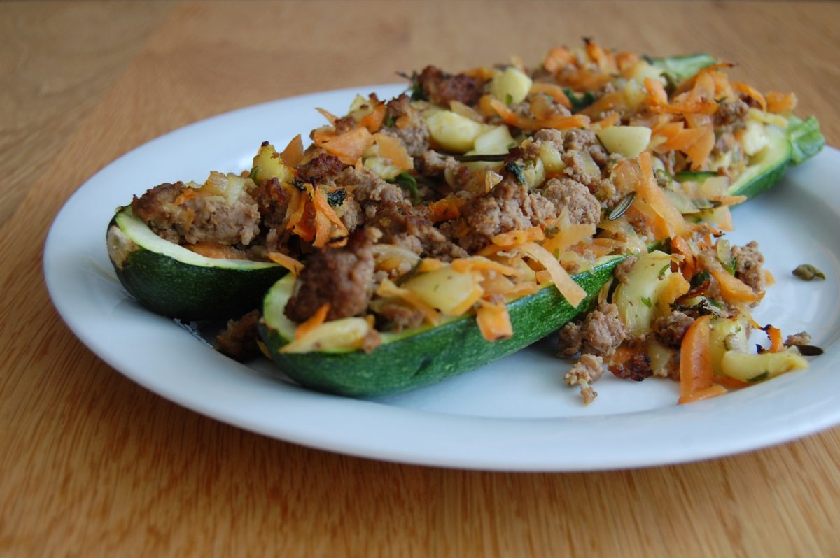 Gevulde courgettes
