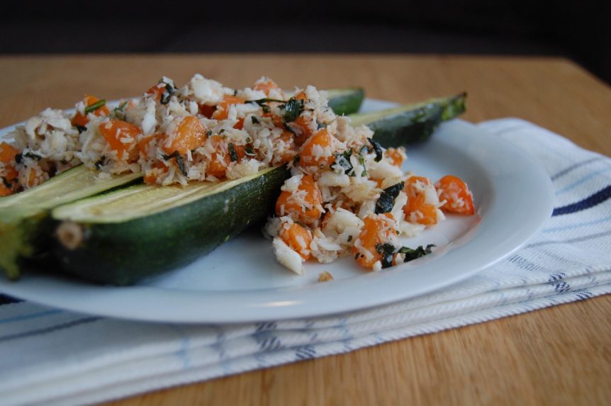 courgette met kabeljauw en abrikozen