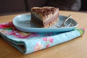 Chocolade-vanilletaart