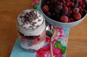 Bosvruchtenparfait