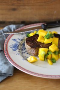 Japanse steak met mangosalsa