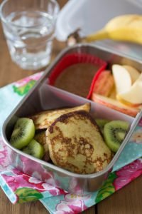 Bananenpannekoekjes met fruit