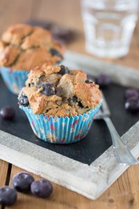 Paleo Blauwe bessen muffins