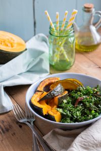 Herfstsalade met pompoen