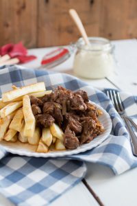 Friet met stoofvlees