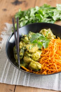 Frisse kipcurry met mango