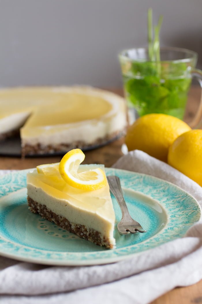 paleo cheesecake met citroen