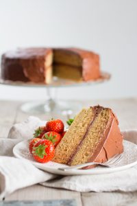 Verjaardagstaart met Chocoladefrosting