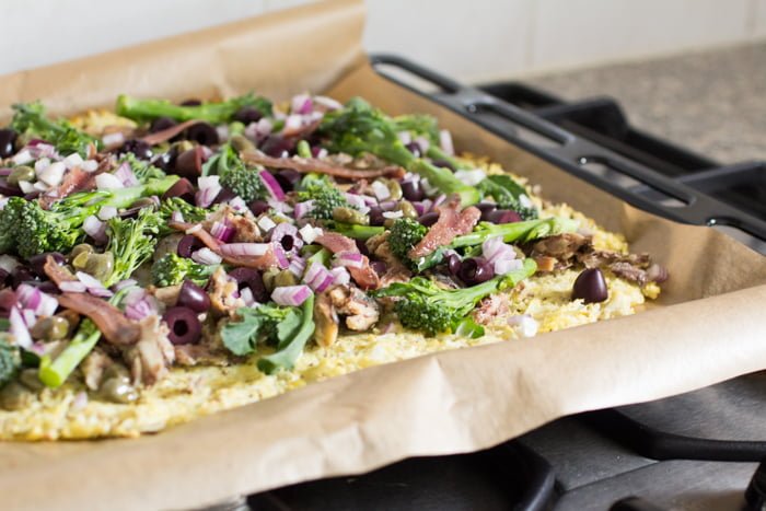 Paleo Pizza Niçoise