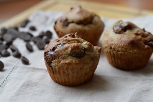 Chocolade bananen muffins