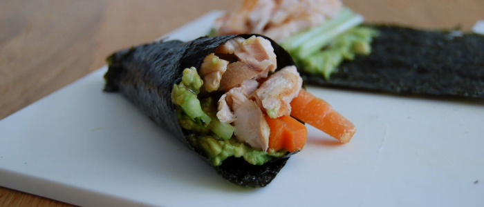Lunchspecial - paleo temaki sushi