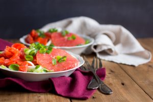 Zalmsalade met Grapefruit
