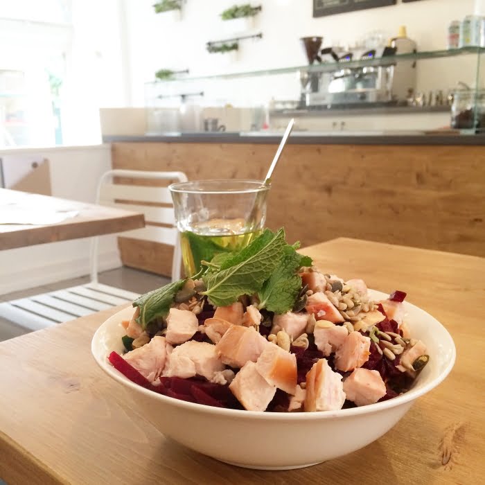 Salade bij MUNT in Nijmegen