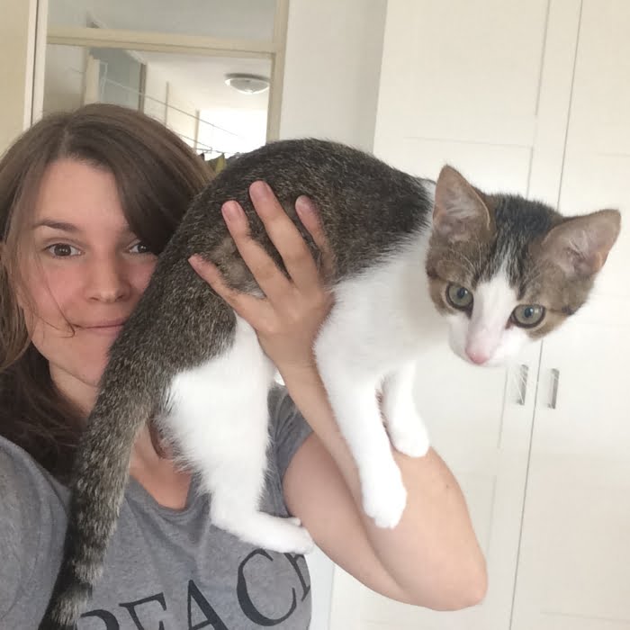Selfie met Paleo kat Pieter