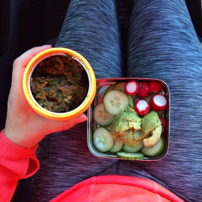 Paleo Post-Workout maaltijd met food jar