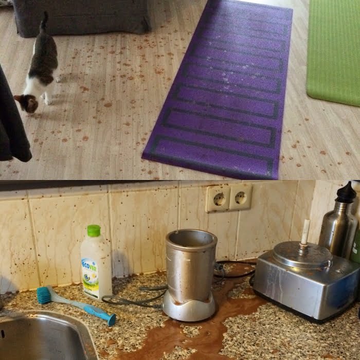 Een ontplofte blender...