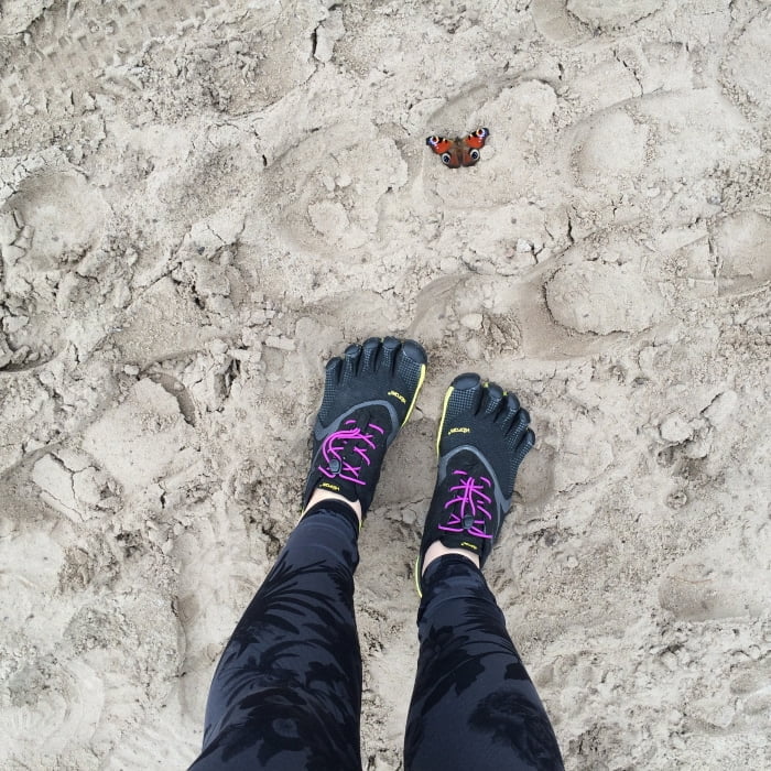 Wandelen op vibram fivefingers