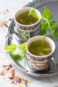 Libanese Muntthee met rozenwater