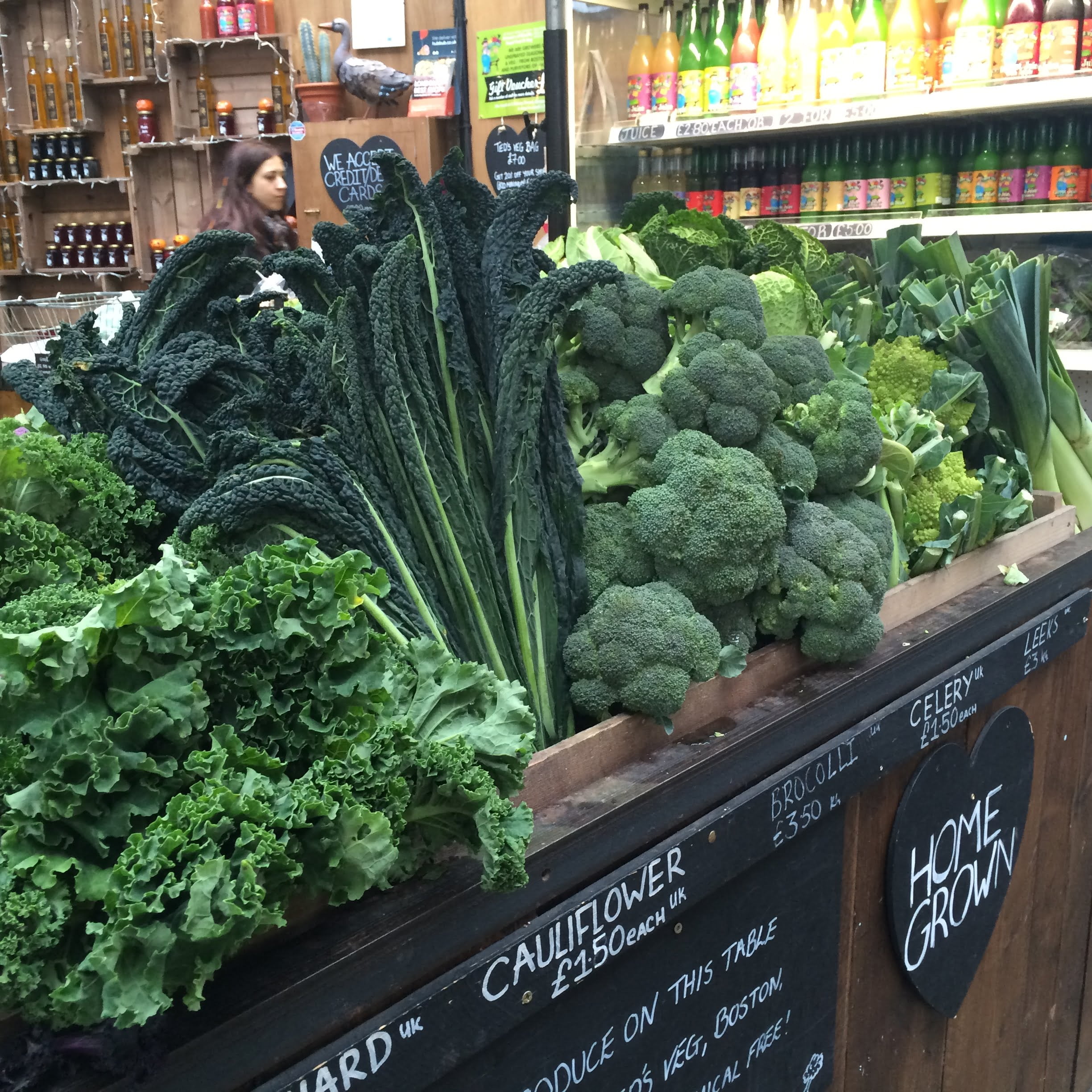 Mooie groenten op Borough Market