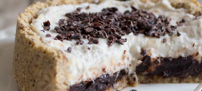 Taartenspecial - Hazelnoot-chocolade-banaantaartje