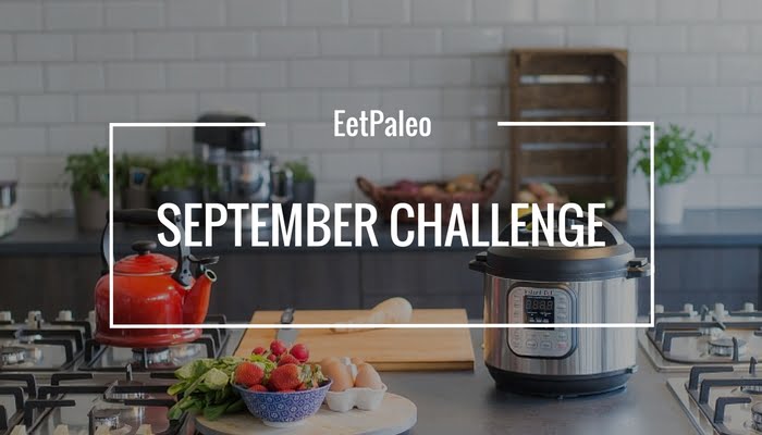 EetPaleo September Challenge blog titel