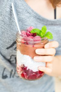 Cherry Chia Parfait