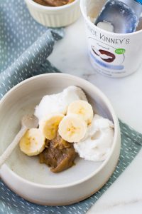 Frozen Yogurt met Bananenkaramel