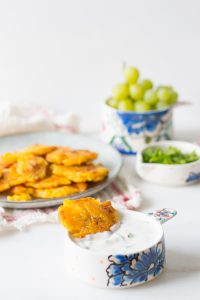 Paleo Yoghurtdip met Tostones
