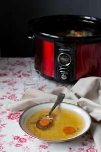 Kippensoep uit de Slowcooker