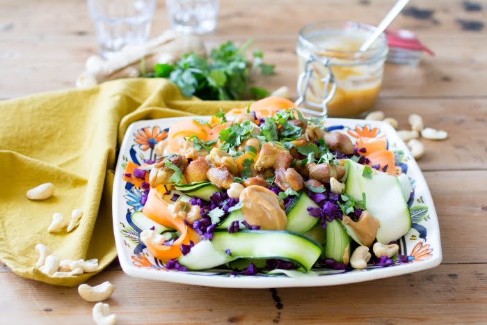 Pad Thai salade met Kip