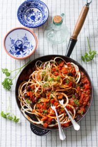 Paleo Pasta Puttanesca