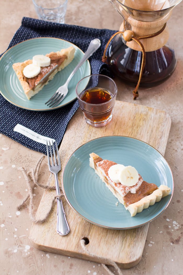 Notenvrije Banoffee Pie