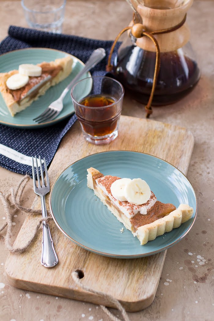 Notenvrije Banoffee Pie
