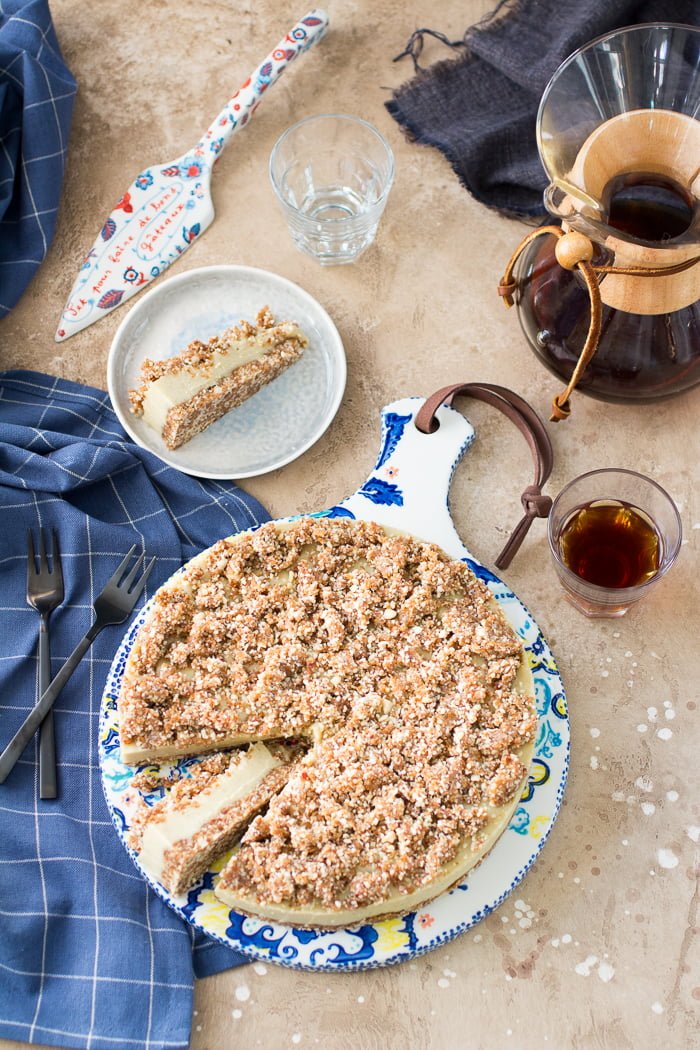 Witte Chocolade Cheesecake met Gember en Tijm