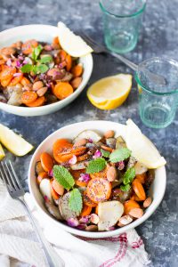 Aardpeer Wortel Dadel salade