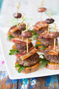 Bacon Burger Bites