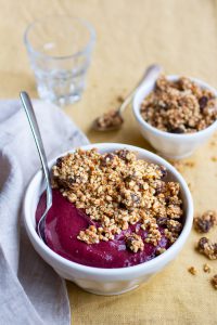 Notenvrije chufa cruesli met rozijnen